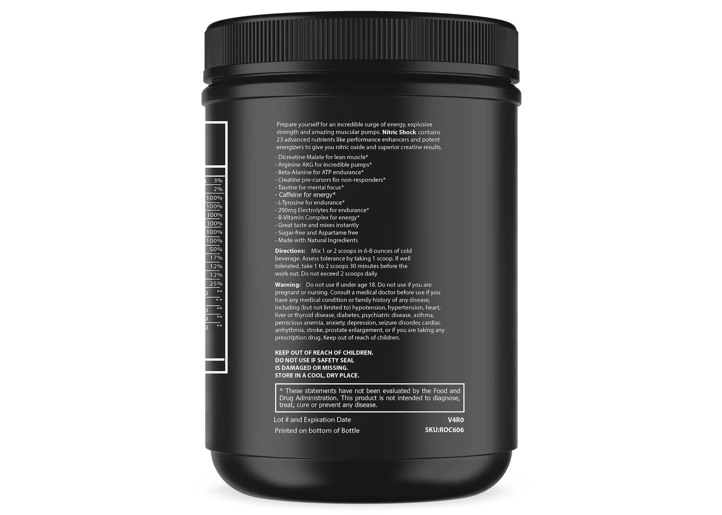 Nitric Shock Pre Workout - Honeydew Watermelon